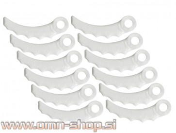 Makita komplet plastičnih rezil 198426-9 12 kos za rezilno glavo 198383-1