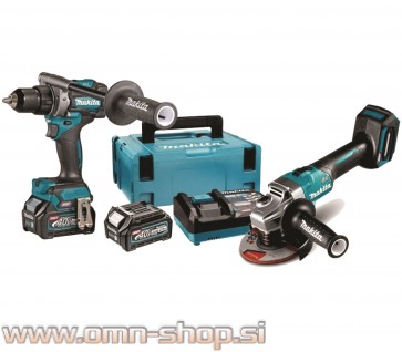 Makita DF001GD201 + GA005GZ akumulatorski set XGT, 40V, BL