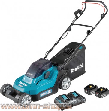 Makita DLM382PM2 akumulatorska kosilnica 18V+18V