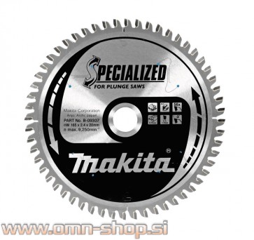 Makita TCT Žagin list 165x20mm, 56z ZA ALUMINIJ B-09307 / B-33021