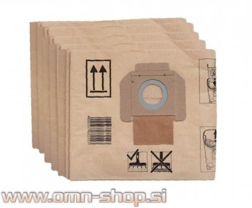 Makita dvoslojna papirnata filter vrečka za 446L, 5/1 ,P-70194