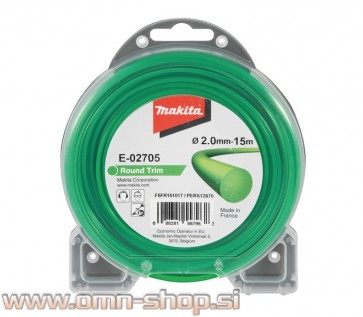 Makita nitka najlonska 2,0mm/15m OKROGLA ZELENA E-02705