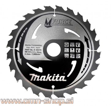 Makita žagin list TCT MForce 210x30mm, 24z