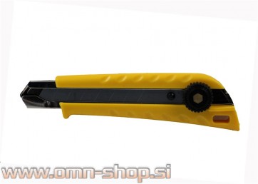 POPAR NOŽ UNIVERZALNI S KOLESCEM Ohišje plastika, kovinsko vodilo, POPAR. 18 mm