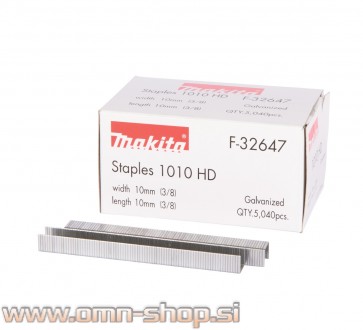 Makita sponke F-32647 10X10mm 5040kos za akumulatorski spenjalnik, DST220, DST221, T221D