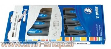 UNIOR IZVIJAČI ART.607CS7 TBI Gar. karton z okencem. 5x PL, 2x PH / 7 kos