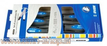 UNIOR IZVIJAČI ART.607CS5 TBI Gar. karton z okencem. 3x PL, 2x PH / 5 kos