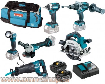Makita DLX6088T akumulatorski set, BL, 18V