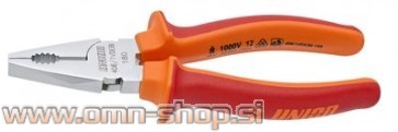 UNIOR KLEŠČE KOMBINIRANE VDE Art.406/1VDEBI 180 mm
