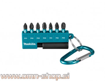 Makita 8 delni set IMPACT BLACK nastavkov na obesku E-11994