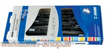 UNIOR IZVIJAČI ART.621CS7 CR Gar. karton z okencem. TX10-TX40 / 7 kos