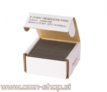 MAKITA Žebljički 30mm-10.000kos F-31841, 23Ga/0,6mm