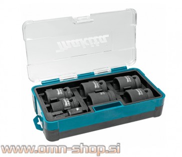 Makita 7-delni set natičnih ključev z adapterjem v plastični škatli B-69733