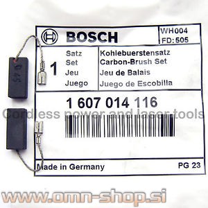 BOSCH ŠČETKE ZA GWS MALE KOTNE BRUSILNIKE