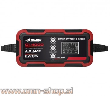 Shark POLNILNIK CI-4000 Li-Ion, 6/12V, IP54, 4A DC, Li-Ion