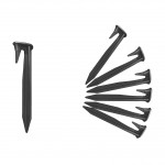 AL-KO PAKET KLINOV 90 KOS ZA PRITRJEVANJE ŽICE 119461