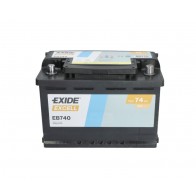 EXIDE Akumulator12V/74Ah, 680A, R+ 278x175x190