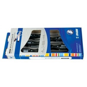 UNIOR IZVIJAČI ART.607B5 CR Gar. karton z okencem. 3x PL, 2x PH / 5 kos