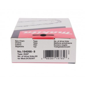 Makita veriga 25cm 1/4", 1,3mm 194098-8 za DUC254CZ